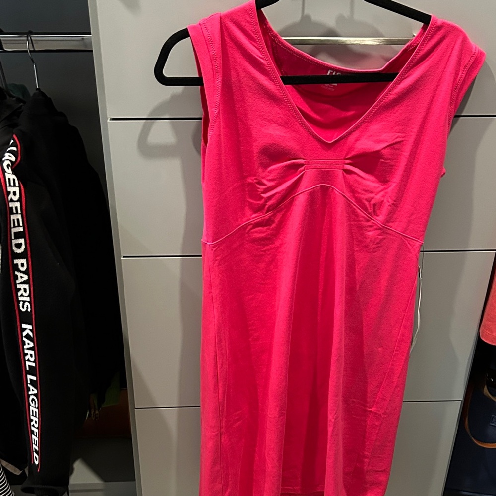 Shop Fig Bright Pink Sleeveless Dress